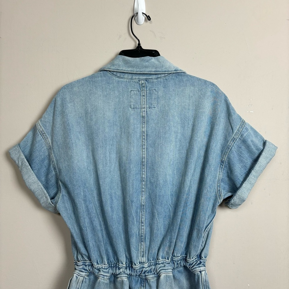 NWT R13 Mick Romper Toni Blue Medium Distressed Denim Blue Jean $745 SS - Picture 8 of 16